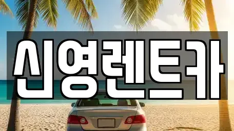 부산광역시 수영구 민락동 장기렌트카 전문 신영렌트카