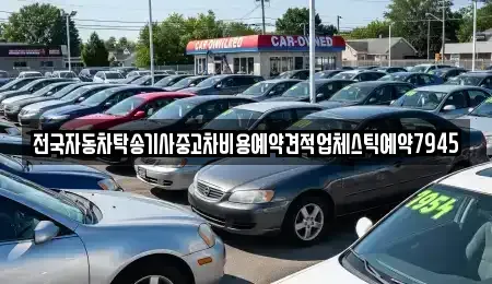 부산광역시 중구 대창동2가 중고차 전문 전국자동차탁송기사중고차비용예약견적업체스틱예약7945