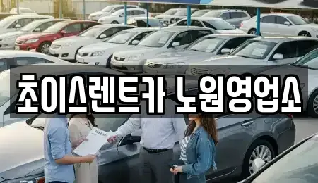 서울 동대문구 이문동 단기렌트카 전문 초이스렌트카 노원영업소