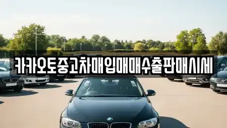 서울 동대문구 이문동 중고차매입 전문 카카오토중고차매입매매수출판매시세