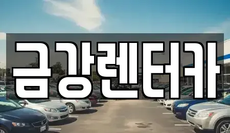 서울 동대문구 제기동 렌트카 전문 금강렌터카