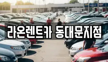 서울 동대문구 제기동 렌트카 전문 라온렌트카 동대문지점