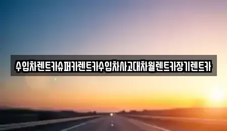 서울 동작구 본동 장기렌트카 전문 수입차렌트카슈퍼카렌트카수입차사고대차월렌트카장기렌트카