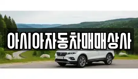 서울 성북구 중고차매매 전문 아시아자동차매매상사