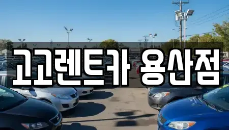 서울 용산구 용산동2가 렌트카 전문 고고렌트카 용산점