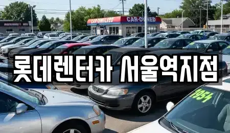 서울 용산구 용산동2가 렌트카 전문 롯데렌터카 서울역지점