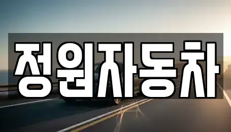 서울 용산구 원효로4가 중고차매매 전문 정원자동차