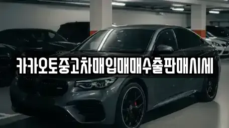 서울 용산구 원효로4가 중고차매입 전문 카카오토중고차매입매매수출판매시세