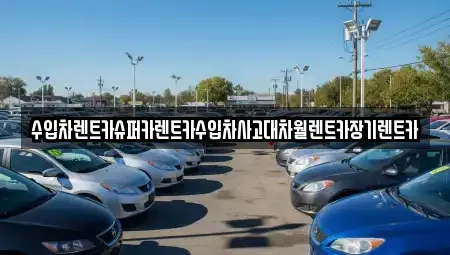 서울 중구 남창동 장기렌트카 전문 수입차렌트카슈퍼카렌트카수입차사고대차월렌트카장기렌트카