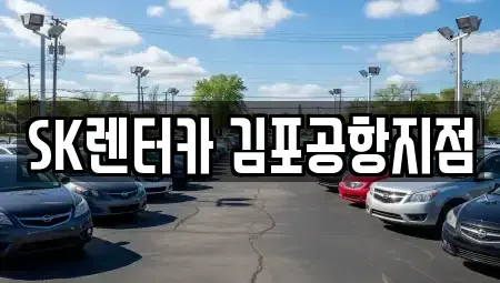 서울특별시 강서구 오쇠동 렌트카 전문 SK렌터카 김포공항지점