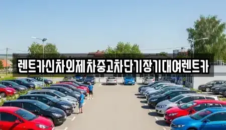 서울특별시 동대문구 장안동 장기렌트카 전문 렌트카신차외제차중고차단기장기대여렌트카