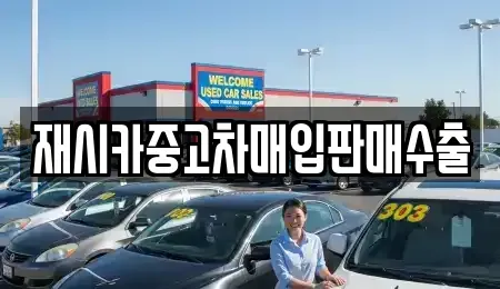 서울특별시 성북구 삼선동2가 중고차매입 전문 재시카중고차매입판매수출