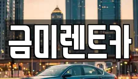 서울특별시 영등포구 문래동4가 장기렌트카 전문 금미렌트카