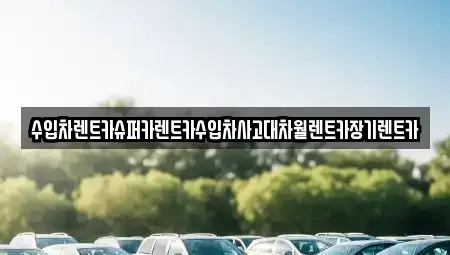 서울특별시 영등포구 영등포동6가 장기렌트카 전문 수입차렌트카슈퍼카렌트카수입차사고대차월렌트카장기렌트카