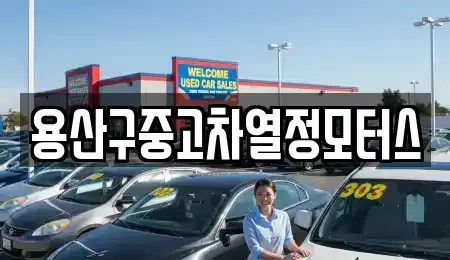 서울특별시 용산구 청파동3가 중고차 전문 용산구중고차열정모터스