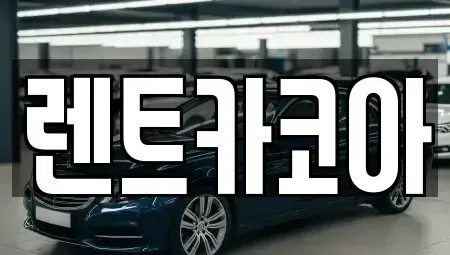 서울특별시 종로구 서린동 렌트카 전문 렌트카코아