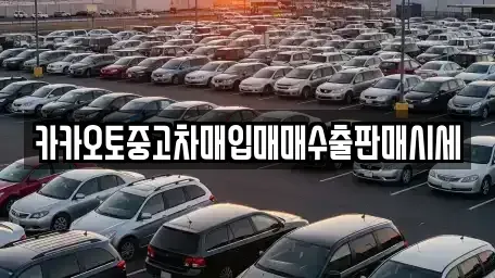서울특별시 종로구 체부동 중고차 전문 카카오토중고차매입매매수출판매시세