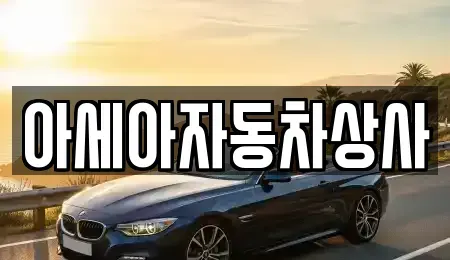 서울특별시 중구 다동 중고차매매 전문 아세아자동차상사