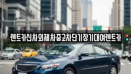 서울특별시 중구 묵정동 장기렌트카 전문 렌트카신차외제차중고차단기장기대여렌트카