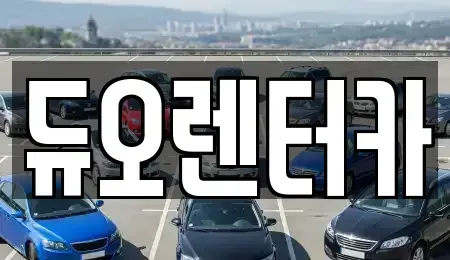 서울특별시 중랑구 중화동 렌트카 전문 듀오렌터카