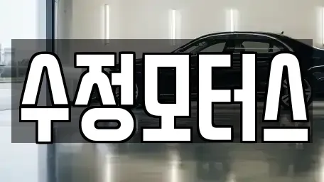 세종 아름동 중고차매매 전문 수정모터스