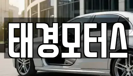 세종특별자치시 대평동 중고차 전문 태경모터스