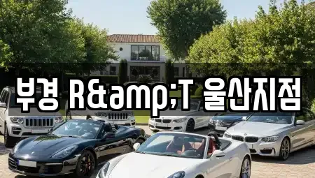 울산광역시 남구 매암동 렌트카 전문 부경 R&T 울산지점