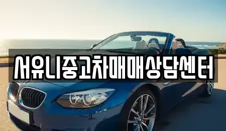 인천 강화군 교동면 중고차매매 전문 서유니중고차매매상담센터