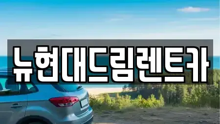 인천 계양구 상야동 렌트카 전문 뉴현대드림렌트카