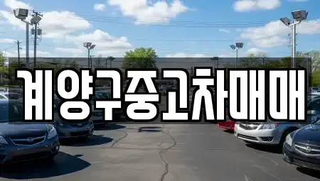 인천 계양구 상야동 중고차매매 전문 계양구중고차매매