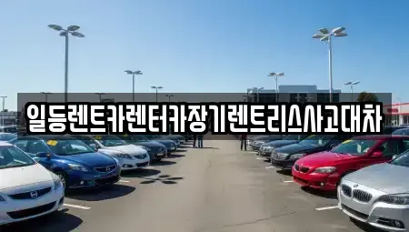 인천 중구 도원동 렌트카 전문 일등렌트카렌터카장기렌트리스사고대차