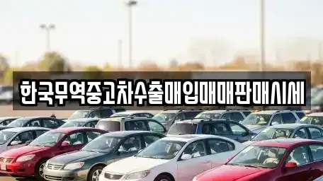 인천 중구 도원동 중고차매매 전문 한국무역중고차수출매입매매판매시세