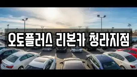 인천광역시 서구 중고차매매 전문 오토플러스 리본카 청라지점