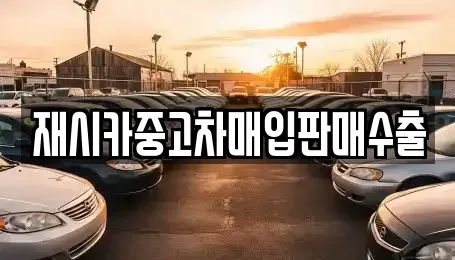 인천광역시 서구 중고차매입 전문 재시카중고차매입판매수출
