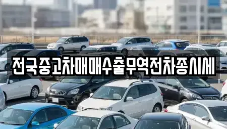 인천광역시 중구 인현동 중고차 전문 전국중고차매매수출무역전차종시세