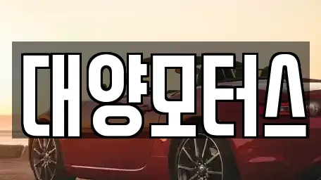 전남 광양시 광영동 중고차 전문 대양모터스
