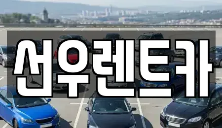 전남 목포시 용해동 렌트카 전문 선우렌트카