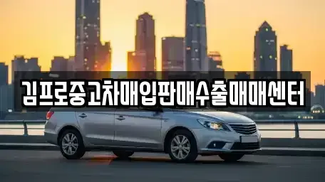 전남 목포시 용해동 중고차매입 전문 김프로중고차매입판매수출매매센터