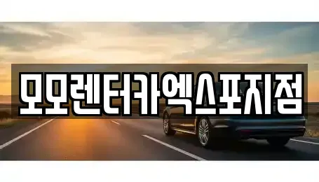전남 여수시 광무동 렌트카 전문 모모렌터카엑스포지점