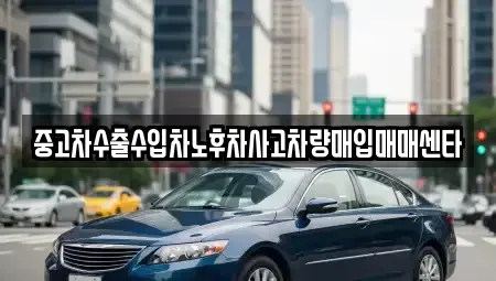전남 여수시 국동 중고차매입 전문 중고차수출수입차노후차사고차량매입매매센타