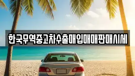 전남 여수시 돌산읍 중고차매매 전문 한국무역중고차수출매입매매판매시세