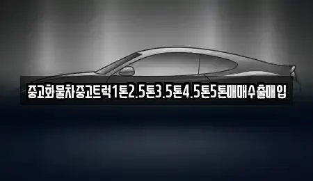 전남 진도군 중고차매입 전문 중고화물차중고트럭1톤2.5톤3.5톤4.5톤5톤매매수출매입