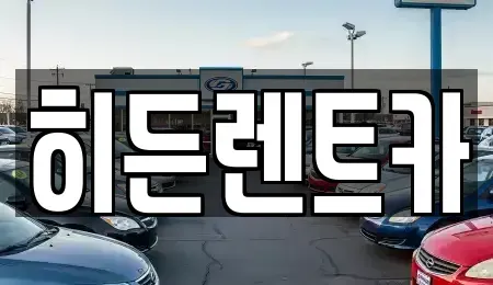 전라남도 나주시 장기렌트카 전문 히든렌트카