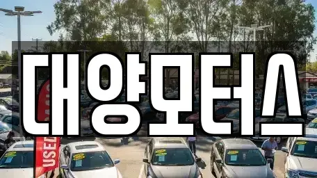 전라남도 목포시 영해동1가 중고차 전문 대양모터스