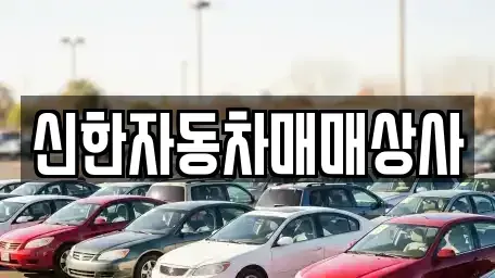 전라남도 여수시 오림동 중고차매매 전문 신한자동차매매상사