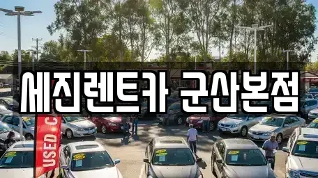 전북 군산시 동흥남동 렌트카 전문 세진렌트카 군산본점