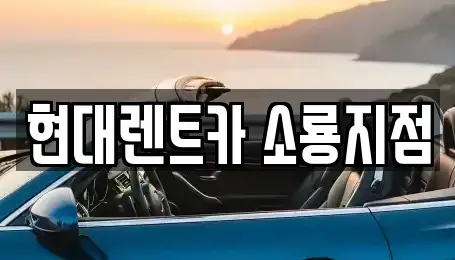 전북 군산시 산북동 렌트카 전문 현대렌트카 소룡지점