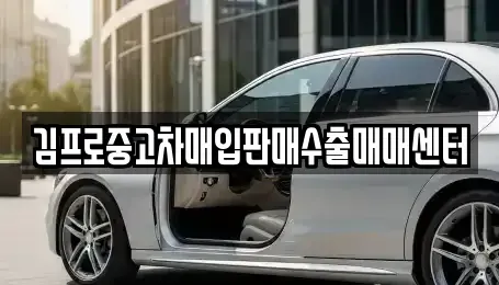 전북 군산시 산북동 중고차매입 전문 김프로중고차매입판매수출매매센터