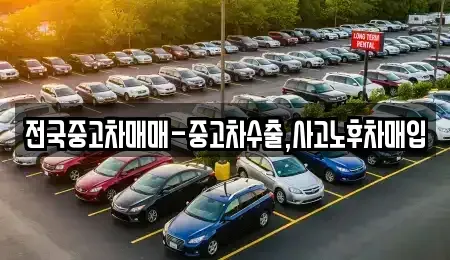 전북 군산시 월명동 중고차 전문 전국중고차매매-중고차수출,사고노후차매입
