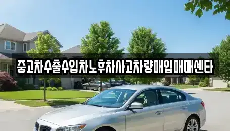 전북 김제시 서암동 중고차매입 전문 중고차수출수입차노후차사고차량매입매매센타
